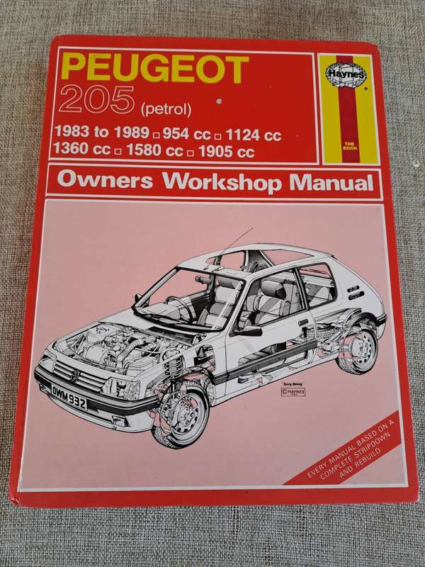 Peugeot 205 Petrol 1983 to 1989 Owners Workshop Manual - Haynes