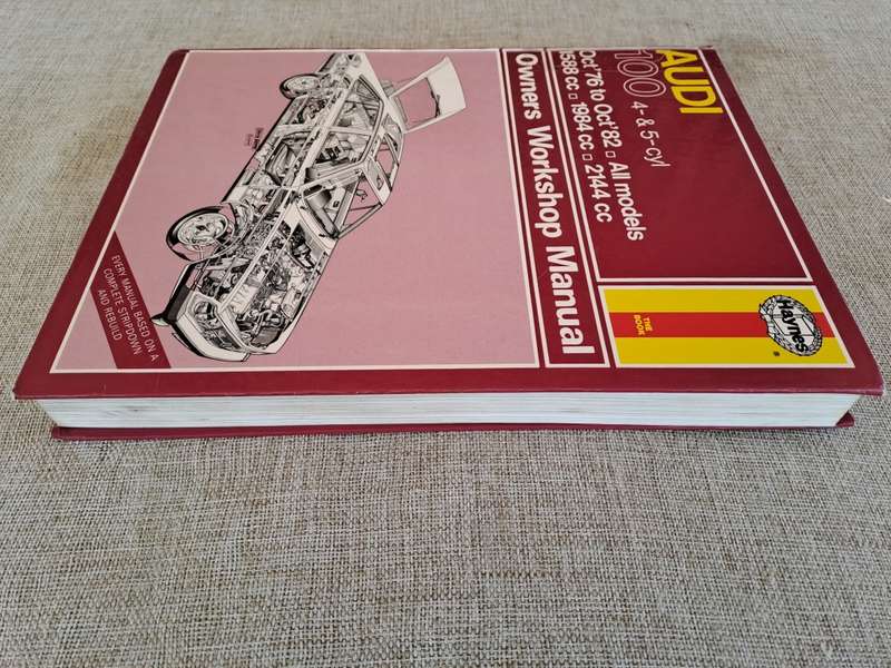 Audi 100 4- & 5-cyl Oct 1976 to Oct 1982 Owners Workshop Manual - Haynes