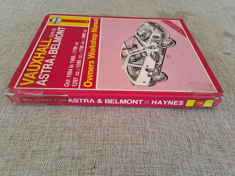 Vauxhall Astra & Belmont Oct 1984 to 1988 Owners Workshop Manual - Haynes