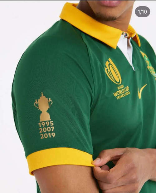 Springbok world cup jersey