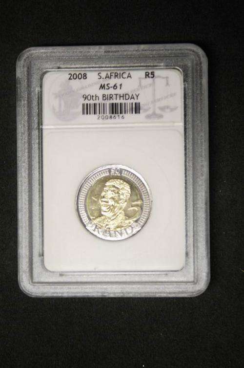 MS 61 NESLON MADELA R5 BIRTHDAY COIN