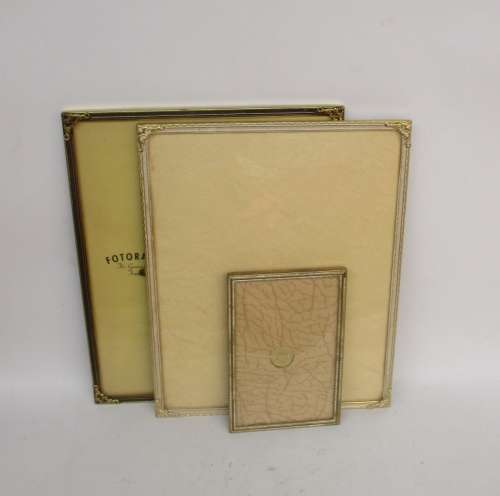 VINTAGE BRASS PICTURE FRAMES