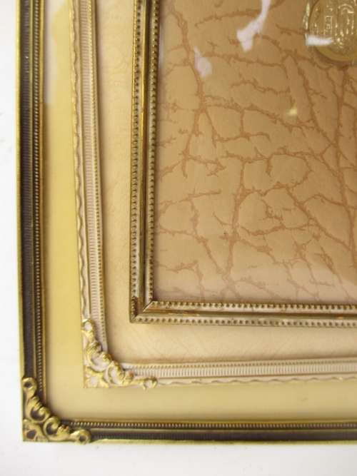 VINTAGE BRASS PICTURE FRAMES