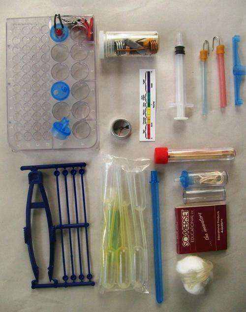 BOX of INTERESTING MICRO CHEMISTRY KITS - Box of 9!! BARGAIN!!