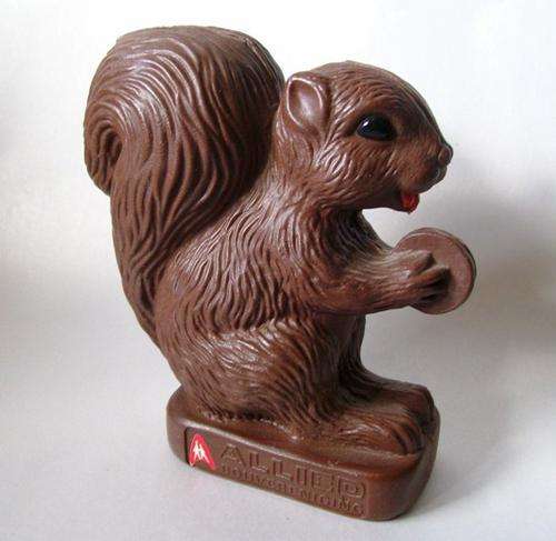 VINTAGE ALLIED SQUIRREL MONEY BANK