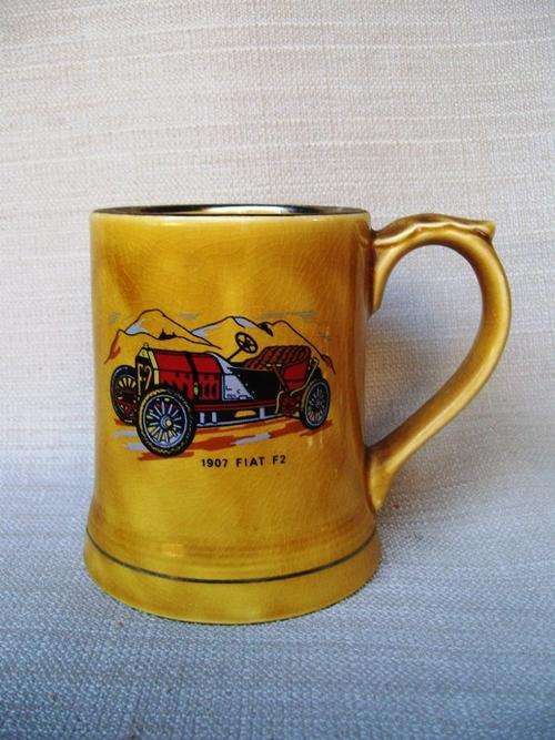 VINTAGE '1907 FIAT F2' BEER MUG