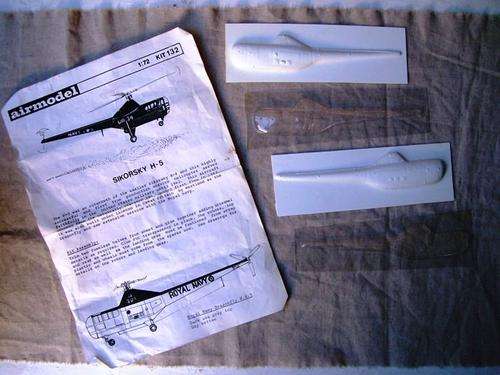 MODEL AIRPLANE VAC FORM - SIKORSKY H-5