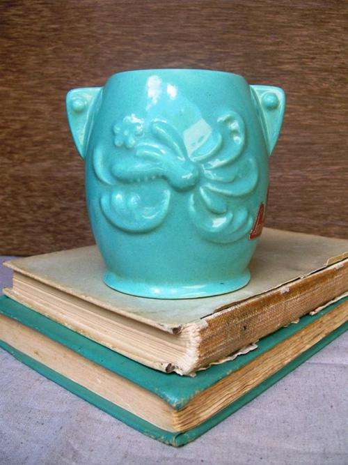 TURQUOISE LUCIA WARE VASE
