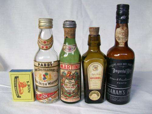 RARE VINTAGE MINIATURE BOTTLES