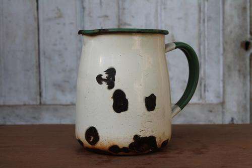 VITAGE ENAMEL MILK JUG