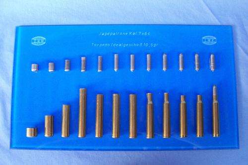 VINTAGE FIREARM AMMUNITION ADVERTISING DWM JAGDPATRONE 7X64