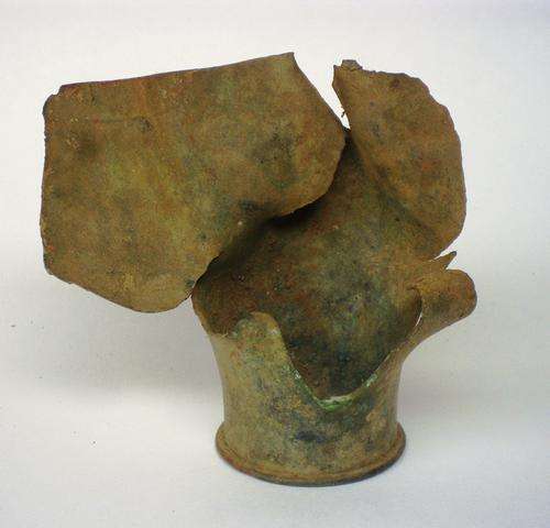 EXPLODED SHELL FROM ANGLO BOER WAR