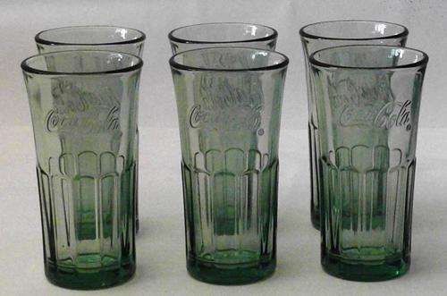 VINTAGE COCA COLA GLASSES x6