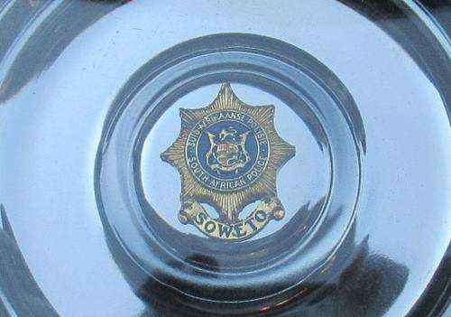VINTAGE S.A.P. SOWETO ASHTRAY APARTHEID