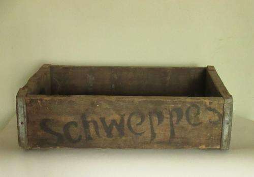 VINTAGE SCHWEPPES CRATE FROM ZAMBIA
