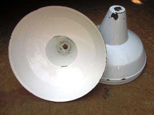 ENAMEL/ENAMELED  LAMPSHADE