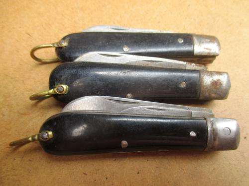 VINTAGE POCKET KNIFES x3