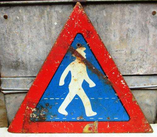 VINTAGE MINI ROAD SIGN