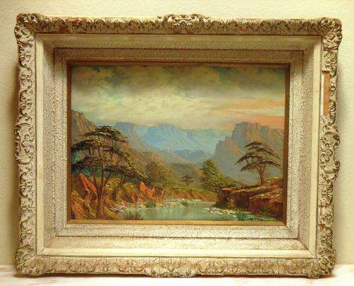 OIL PANTING BY A. VAN DER PLOEG 1958