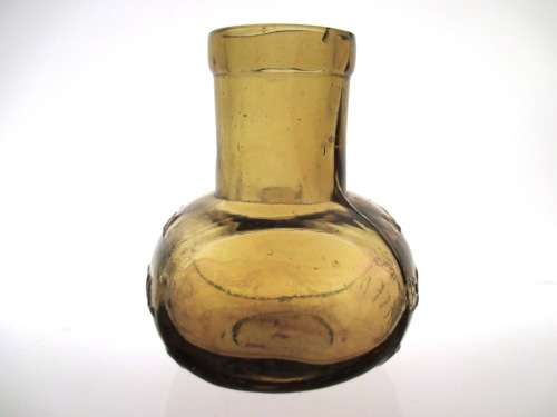 LIGHT AMBER ANTIQUE BOVERIL BOTTLE