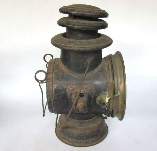 VINTAGE DIETZ PARRAFINE LANTERN/ DRIVING LAMP