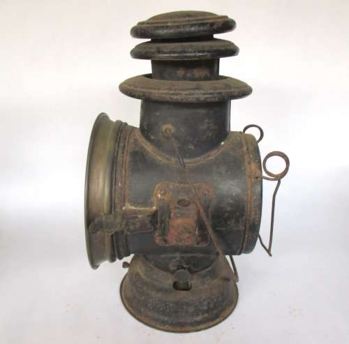 VINTAGE DIETZ PARRAFINE LANTERN/ DRIVING LAMP