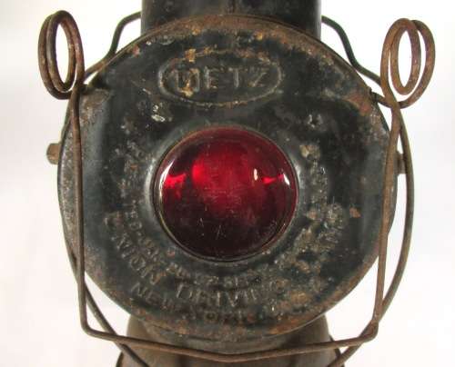 VINTAGE DIETZ PARRAFINE LANTERN/ DRIVING LAMP