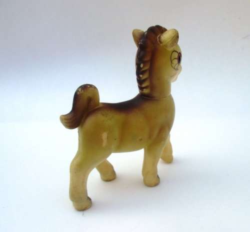 VINTAGE PLASTIC PONY TOY (JAPAN)