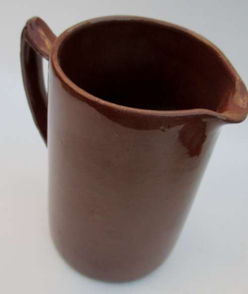ANTIQUE STONEWARE MILK JUG