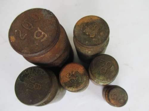 BRASS SCALE WEIGHTS