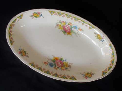 VINTAGE JOHN MADDOCK & SONS IVORY WARE DISH/BOWL