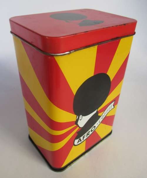 VINTAGE AFRO COFFEE TIN