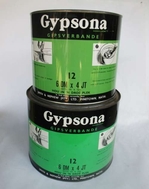 GYPSONA PLASTER OF PARIS MEDICAL TINS