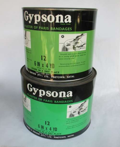 GYPSONA PLASTER OF PARIS MEDICAL TINS