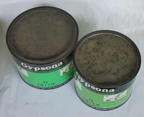 GYPSONA PLASTER OF PARIS MEDICAL TINS