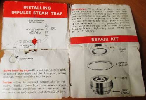 STEAM TRAP NOS
