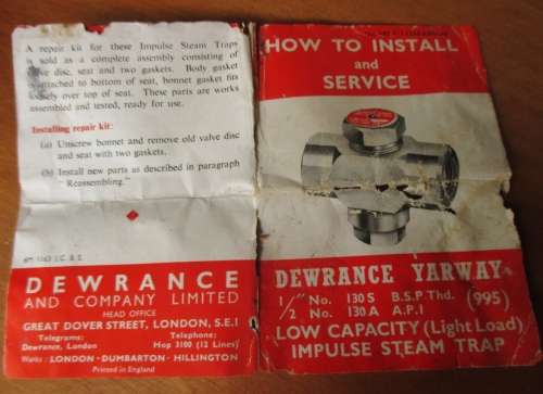 STEAM TRAP NOS