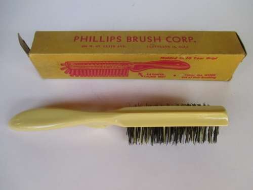 VINTAGE PHILLIPS HAIR BRUSH BRISTLE