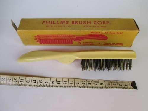 VINTAGE PHILLIPS HAIR BRUSH BRISTLE