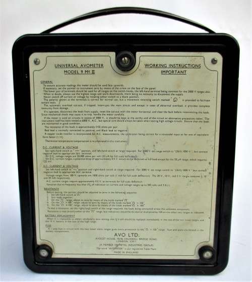 VINTAGE UNIVERSAL AVO METER