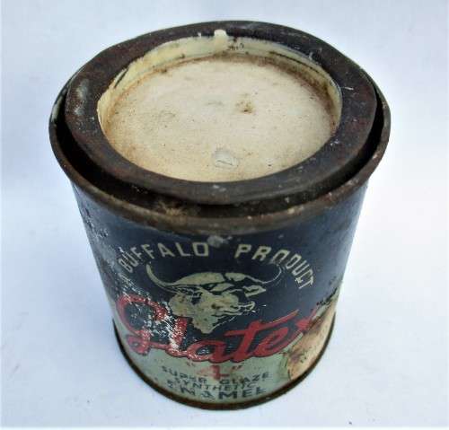 LITTLE VINTAGE GLATEX "4" PAINT TIN