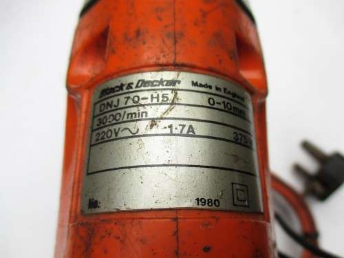 VINTAGE BLACK & DECKER DRILL
