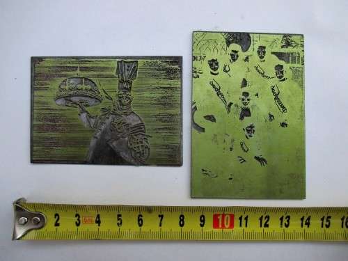 Vintage Picture Printing Plates