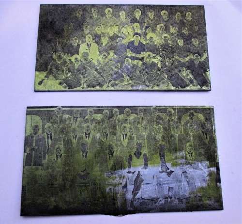 Vintage Picture Printing Plates
