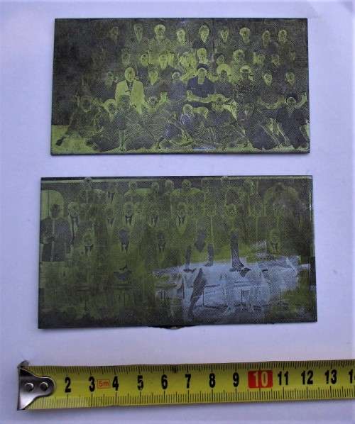 Vintage Picture Printing Plates