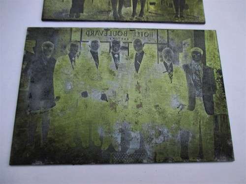 Vintage Picture Printing Plates 1980s