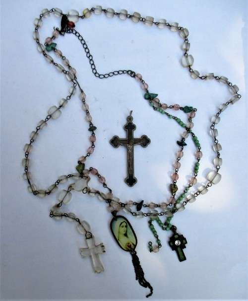 Vintage Crucifix and more lot.