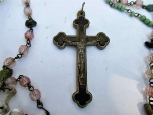 Vintage Crucifix and more lot.