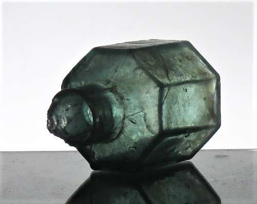 ANTIQUE OCTAGONAL INK BOTTLE
