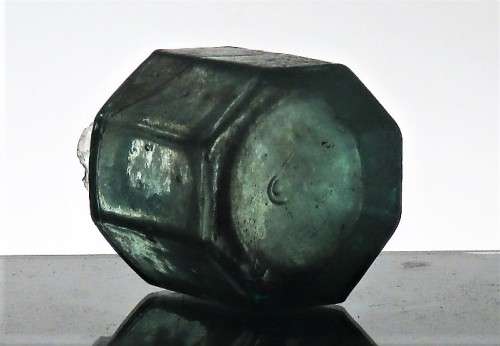ANTIQUE OCTAGONAL INK BOTTLE